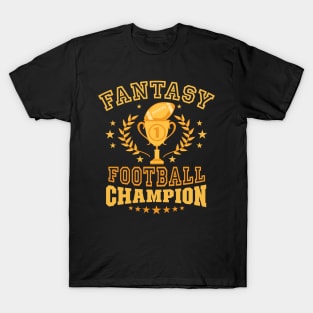 Fantasy Football Champion FFL Draft Winner T-Shirt